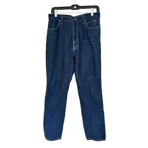 Draggin Jeans Womens 10 x 33 Fast Company Motorcycle Kevlar Lined Dark Wash